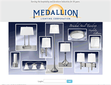 Tablet Screenshot of medallionlighting.com